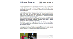 Desktop Screenshot of clement.farabet.net