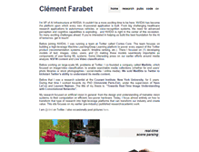 Tablet Screenshot of clement.farabet.net